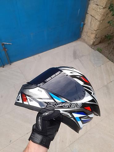 motor kasklar: Təzə keyfiyyətli kaskadı. Razmer L — 1