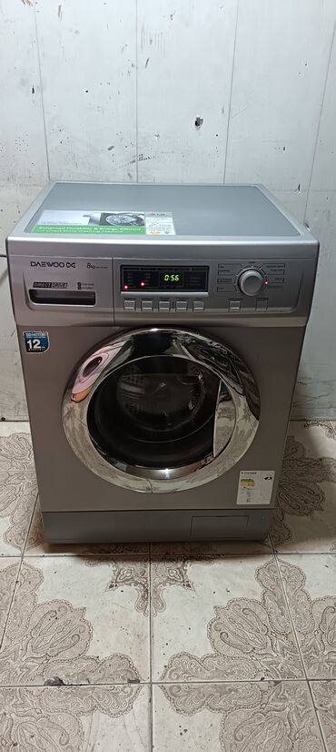 2 ci el notebook: Paltaryuyan maşın Daewoo, 8 kq, İşlənmiş, Avtomat, Qurutma var, Ödənişli çatdırılma
