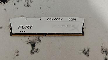 sd disk: Оперативная память (RAM) для ПК, Б/у, Kingston Fury, 16 ГБ, DDR4, 2666 МГц — 1