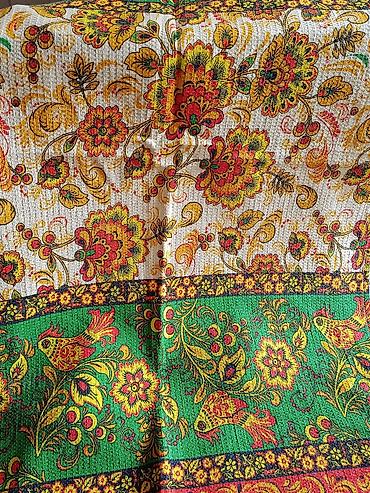 Полотенца: Кухонные вафельные полотенца с ярким принтом. размер 50/70 Материал — 26