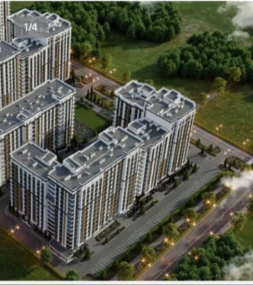 квартира на лень: 1 бөлмө, 45 кв. м, Элитка, 4 кабат, ПСО (өзү оңдоп түзөтүп бүтүү үчүн)