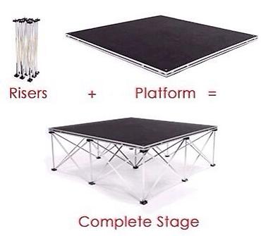 Metal fermalar: Alüminium Səhnə Truss Sistemi və Səhnə Platforması (İcarə / Kirayə) — 7