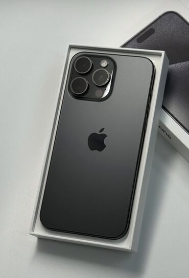 мир техники: IPhone 15 Pro Max, Black Titanium, Коробка, 90 %