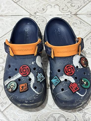 крок: Сабо, 41, 41.5, 42, Sketchers, Б/у, цвет - Синий — 3