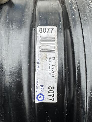 Диски: Железные Диски R 15 Kia, Комплект, отверстий - 5, Новый at lalafo.kg — 9 Диски: Железные Диски R 15 Kia, Комплект, отверстий - 5, Новый — 9