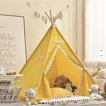 Šatori za decu: 06. 🌞⛺ DEČIJI TIPI ŠATOR ZA IGRU – PREMIUM MODEL 💛✨ Stvorite svom — 3