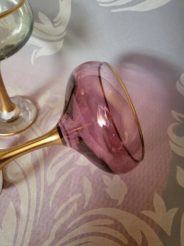 Čaše: Case nove,vintaz za dvoje za poslastice. Case u dve boje,komplet — 14