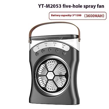 ventilator mini: Su ilə işləyən mini sərinkeş YT-2053 USB girişli 3 sürətli işıqlı . ❄️ — 7