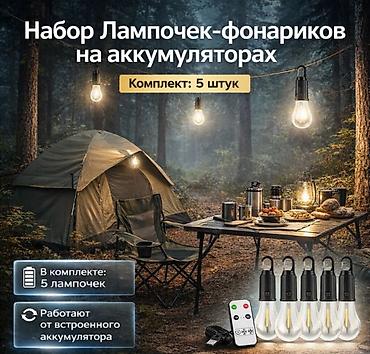 Набор лампочек-фонариков на аккумуляторах (5 шт.) Купить в Бишкеке —