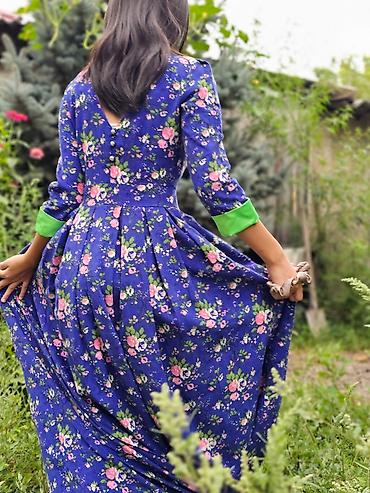 Вечерние платья: Вечернее платье, Пышное, Длинная модель, Велюр, С рукавами, S — 10