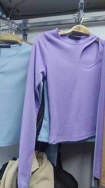 nike tech flecce: Топы и лонгсливы из рибаны (в рубчик) - Крой: приталенные модели — 9