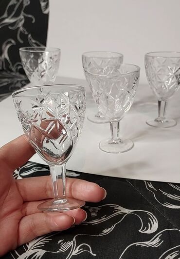стаканы со льдом: Хрустальные рюмки СССР, в наличии 5 штук. Цена за 1шт