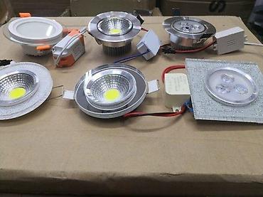 slike auta: Led ROZETNE inox alu kristal ogledalo zlatne bele. 6w,3+2w,3w,1w. ✨ — 9