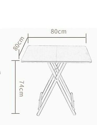 Складные походные столы: Складной походный стол, Новый, ЛДСП, цвет - Черный — 7