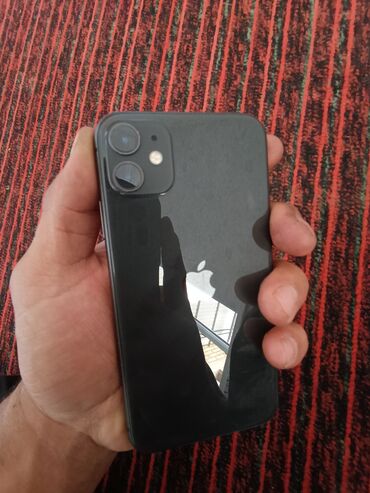 айфон 11 xr: IPhone 11, Б/у, 128 ГБ, Черный, 100 %