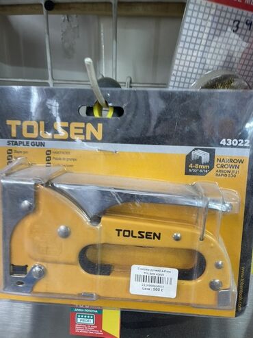 степлер скобы: Ручной степлер Tolsen 43022 для скоб размером 4-8 мм. Подходит для
