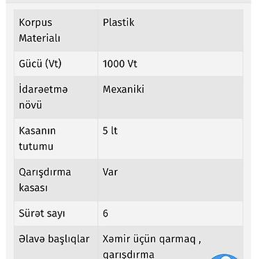 panasonic mx 70: Fakir Culino Chef stasionar mikser - Güc: 1000 Vt - İdarəetmə növü — 4