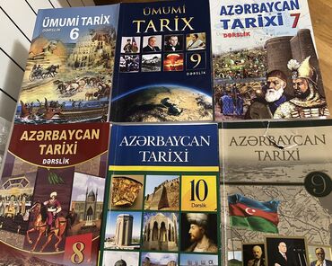 informatika derslikleri: Azerbaycan tarixi ve umumi tarix Derslikler . Her biri 4 azn