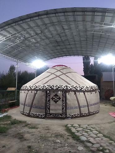Аренда юрт: Аренда юрты, Каркас Деревянный, 85 баш, Самовар, С полом, Стол — 10