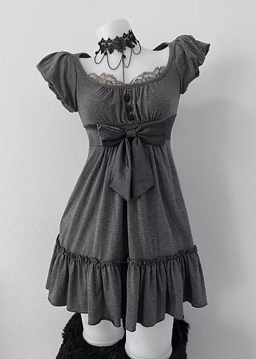 peri: Серое soft-gothic платье в романтическом стиле в наличии. Совсем — 1