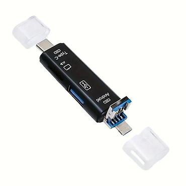 Druga oprema za računare i laptopove: Multifunkcionalni čitač memorijskih kartica USB 2.0 5u1 NOVO — 1