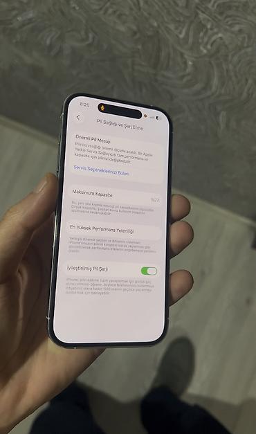 кнопкалы телефонлар: IPhone 14 Pro, 128 GB, Matte Gold, Zəmanət, Simsiz şarj, Face ID — 2