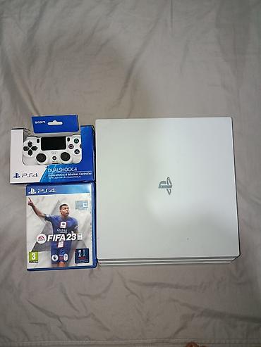 Видео оюндар жана приставкалар: Playstation 4 pro 1TB Продаю PS4 pro 1TB в белом цвете, поцветки все — 1