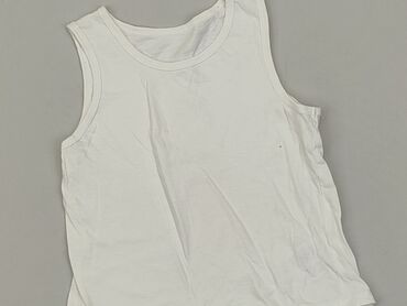 biały podkoszulek chłopięcy: A-shirt, Primark, 9 years, 128-134 cm, condition - Good