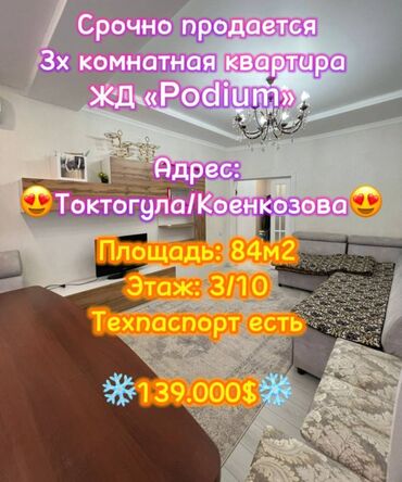 Другая коммерческая недвижимость: 3 комнаты, 84 м², Элитка, 3 этаж, Дизайнерский ремонт