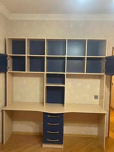 ramazan şəkilləri: İki tərəfli iş/bilik masası və üst modul - Material: laminat/LDSP - — 4