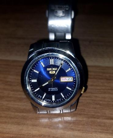 saat iphone: Seiko 5 avtomatik qol saatı - Model: Seiko 5, Ref. SNXS79J1 (Cal — 2