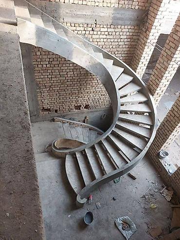 Бетонные лестницы: Бетонная лестница Для дома, Гарантия, Форма лестницы: Много-маршевая, Стиль: Хайтек — 6