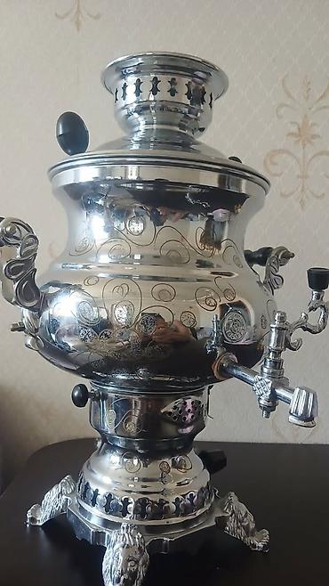 samovar satılır: Yeni Elektrik Samovar, 5 l, Pulsuz çatdırılma — 1