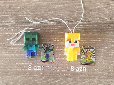 minecraft oyuncaqları: Minecraft Kinder Joy фигурки Продаются по отдельности, 8 манат каждая — 1