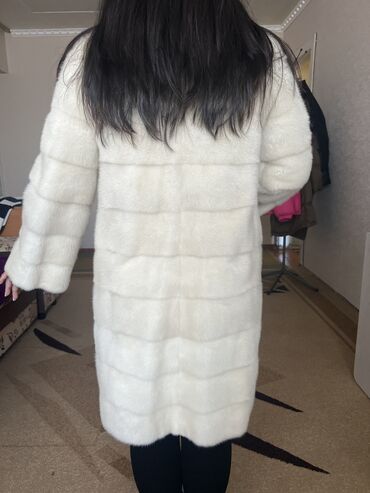 Шубы: Шуба, Норка, По колено, Италия, M — 2