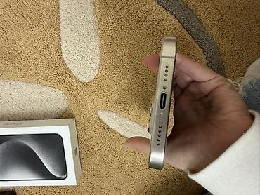 half life: IPhone 15 Pro Max, Б/у, 256 ГБ, White Titanium, Коробка, 86 % — 6