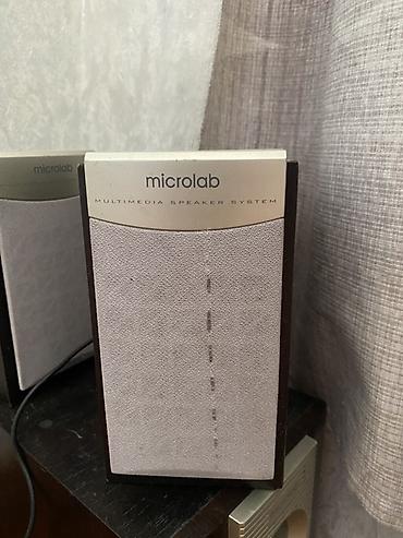 Dinamiklər və kolonkalar: İşlənmiş Microlab Kolonka, Növ - Akustik, rəng - Gümüşü — 3