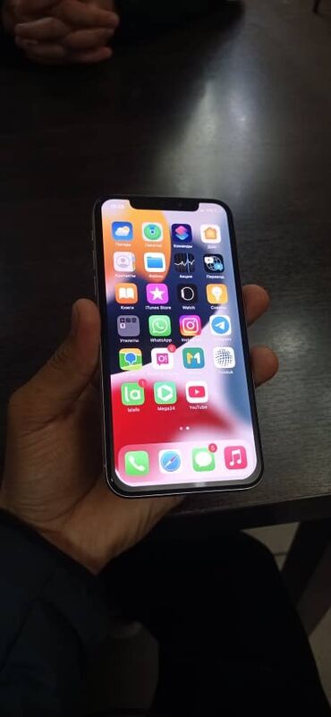 iphone xr 256 цена в бишкеке: IPhone X, Колдонулган, 256 ГБ, Ак, 100 %