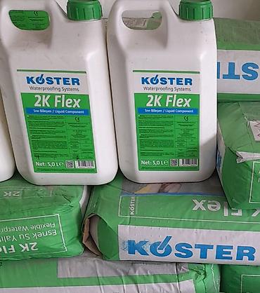 balta: KÖSTER 2K Flex – iki komponentli, polimer artırıcılı su yalıtım — 2