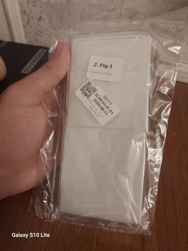 защитные пленки iphone: Samsung Galaxy Z flip 3 5G modeli üçün sərt, şəffaf kabro/qoruyucu