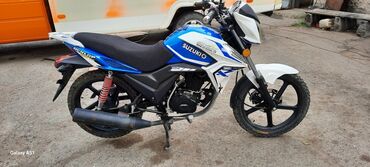 мотоцикл для детей: Классический мотоцикл Suzuki, 150 куб. см, Бензин, Взрослый, Б/у