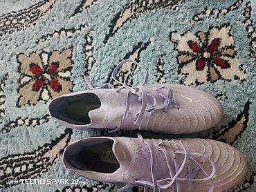 Спорт и отдых: Футбольные бутсы Nike, фиолетовые. - Лёгкий вязаный верх с — 5