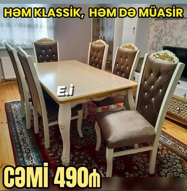 барные стулья: Qonaq otağı üçün, Yeni, Açılan, 6 stul