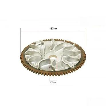 polar: Ventilator magneta (zamašnjak) za skuter – prečnik 137 mm, otvor 17 mm — 2
