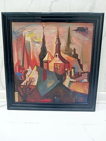 profil şəkilləri: Mövzu: Müəllif Marqarita Sokolova– Abstrakt/ekspressionist şəhər — 1
