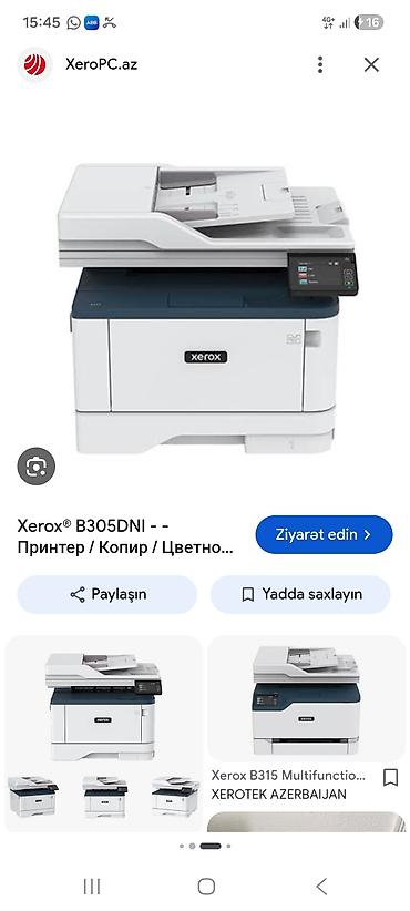 printer sublim: Xerox B215 çoxfunksiyalı lazer cihazı - Funksiyalar: çap, skan — 2