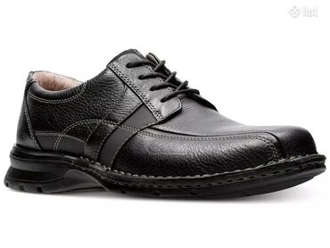 кожанные сандали: Мужские ботинки, 41, Clarks, Б/у, цвет - Черный, Самовывоз