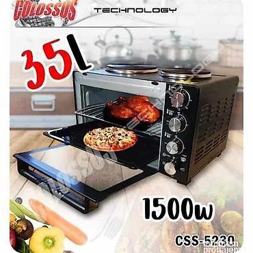 keramicke grejalice: Mini šporet 35l Cena 9800 2 ringle 500 i 900W prečnik 15,5 i 18,7 cm — 1