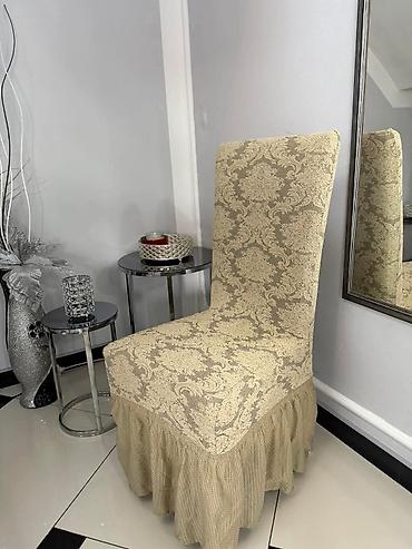 harmonika tenda: Navlake za stolice sa karnerom,elegantan barokni dezen. Komplet 6 — 2
