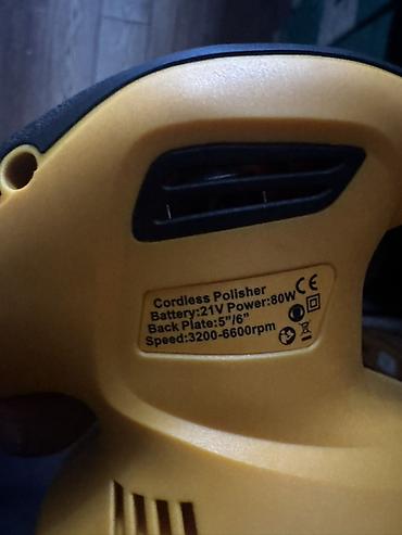 полировщик авто: Аккумуляторная полировальная машина (Cordless Polisher) — 4